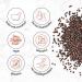 Mustard Seeds Monte Nativo (500g) - Black Mustard Seeds for Cooking - ustard Seeds for Dressings Sauces Dips - Black Mustard - Dried Spices - Buy Online on GoSupps.com