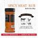 Rufus Teague Spicy Meat Rub - Premium BBQ Rub 6.5oz Bottle - 1 Pack - Buy Online on GoSupps.com