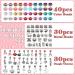 115PCS Charm Bracelet Making Kit for Girls - DIY Jewelry Crafts Set with Beads, Charms, String - Valentine's Day Gift for Teen Girls (Ages 8-12) - Buy Online on GoSupps.com