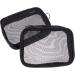 Beaupretty 6 StK Small Mesh Make-Up Bag - Portable Cosmetic Storage with Zip Pocket - Set of 3 Black - Perfect for International Shipping - Buy Online on GoSupps.com
