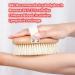 MGQQGM Dry Brushing Body Brush for Lymphatic Drainage and Exfoliation - 100% Natural Bristles for Cellulite Reduction and Smooth Skin - Buy Online on GoSupps.com