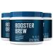 NutraVibe (3 Pack) Booster Brew Powder - BoosterBrew Energy & Stamina Powder Formula Premium Performance Drink Mix Focus & Drive Support Easy-to-Mix and Great Tasting (90 Servings)