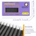 YY 3 Split Tips YYY 0.07 D Curl 12mm Eyelash Extensions - Soft Natural Fluffy Light Volume Lash Clusters - Long Lasting Matte Black - Buy Online on GoSupps.com