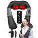 Maltec neck massager neck back whole body massager shiatsu massage belt warming and vibration pain relief muscle neck massage device