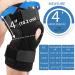 NEENCA Hinged Knee Brace for Men & Women - Adjustable Compression Support for Knee Pain Relief - Ideal for Meniscus Tear, ACL, PCL, MCL - Large Size - Buy Online on GoSupps.com