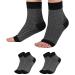 2 pairs of compression stockings for men & women ankle bandage ankle bandage foot band Plantar fascitis socks compression socks for sports fitness running cycling circuit promotion L-XL black