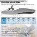 Plantar Fasciitis Orthotics Insoles for Men - High Arch Support Breathable Inserts for Flat Feet & Foot Pain Relief - Ideal for Work Boots & Heavy Duty Shoes - Grey US 10/EU 43 - Buy Online on GoSupps.com