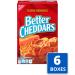 Better Cheddars Baked Snack Cheese Crackers - 6.5 Ounce Boxes, Pack of 6 - Buy Online on GoSupps.com