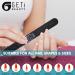Geti Beauty 120/240 Grit Nail File 10-Pack | Washable & Reusable Emery Cushion for Natural Gel or Acrylic Nails | Black | U.S.A. Made - Buy Online on GoSupps.com