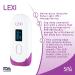 Spa Sciences LEXI Pro FDA Cleared IPL Hair Removal System - 5 Levels, Skin Sensor, Auto Flash - Reduce Hair Growth - Buy Online on GoSupps.com