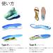 Big Size Walking Blue Men s Insole Insert - Arch Support Air Orthotics (US Sizes 8-12) | Comfort Footwear - Buy Online on GoSupps.com