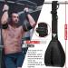 RDX Abdominal Muscle Loop - Maya Hide Leather Padded D-Ring for Fitness Training Pull-Ups & Arm Exercises - Unisex Black - Buy Online on GoSupps.com