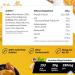 Aerobee Energy Bar - 12x50g Honey Peanut & Cocoa - Sugar-Free Oat Bars for Endurance Hiking & Meal Replacement - Buy Online on GoSupps.com