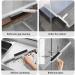 RRRYYYZZ Silicone Brooms for Floor Cleaning 2 in 1 Scrape and Heavy-Duty Stiff Bristle Scrubber Brush Silicone Brooms for Floor Cleaning Broomi for Concrete Floor Bathroom Tile - Buy Online on GoSupps.com