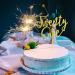 Arthsdite 1Pc Twenty One Cake Topper - 21st Happy Birthday Cake Decorations 21 Birthday Party Decor Wedding Anniversary Party Decorations - Gold Glitter - Buy Online on GoSupps.com