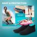 SEEKWAY Water Shoes - Quick Dry Aqua Socks for Beach, Pool & Surf - Black SK002 - Size 8.5-9.5 Women/7.5-8.5 Men - Buy Online on GoSupps.com