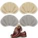 PROUSKY 4 Pieces Heel Cushion Insert Beige Grey Heel Grips Cushion Shoe Pads for Loose Shoes Self-Adhesive Heel Sports Cushion Anti-Slip Foot Shoe Insoles Sticker Heel Blister Protector for Women Men Beige Grey One Size