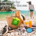 Retailage de sable pour la plage le dissolvant de sable de plage | Sable imperm able portable essuyer les gants Soft r utilisable en poudre de nettoyage pour un nettoyage rapide et Bleu 1 unit (Lot de 1) - Buy Online on GoSupps.com