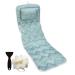 Lady McBath Full Body Bath Pillow - Luxury Bath Cushion for Tub  Neck  Shoulder  and Back Support - 21 Powerful Non-Slip Suction Cups  Machine Washable  Quick-Drying Bath Tub Back Cushion Luxury Pillow Turquoise