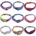 ELANE 9 PCS Laser Headbands for Women Stretchly Sport Headband Spa Headband Yoga Elastic Hair Bands Non Slip Hair Wrap for Girls Women