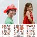 Firefighter Temporary Tattoos 152 Metallic Designs on 8 Sheets for Kids and Adults | Fireman Party Supplies by John & Judy - Buy Online on GoSupps.com
