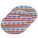 3-Pack Cleaning Kitchen Sponges Oval Striped Reindeer Tree Kitchen Cellulose Dishwashing Wood Pulp Cotton
