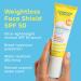 Weightless Face Shield SPF 50 - Seaweed Bath Co. Zinc Oxide Sunscreen Serum | Lightweight Water Resistant Facial Moisturizer - 1.7 Oz | Shop Internationally - Buy Online on GoSupps.com