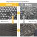LeToo Cat Litter Mat - Large Waterproof Double Layer Anti-Tracking Kitty Mat - No-Toxic & Washable - Grey 24 x 15 - Buy Online on GoSupps.com