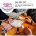 Minkissy Nail Art Dappen Dish Diamond Shape Nail Crystal Bowl with Lid for Nail Acrylic Liquid Powder (Pink) - Buy Online on GoSupps.com