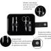 Dark Stag Mens Manicure Set - Grooming Kit Ideal for Travel: Nail Scissors Clipper Cuticle Pusher and Tweezers - Buy Online on GoSupps.com