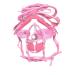 SHOWMEN CRAFT Nylon Horse Driving Harnesses for Single Horse Pink Color with Diamonte Browbnd Bridle (COB)