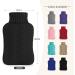 2L Hot Water Bottle with Knitted Cover - Hot/Cold Compress for Pain Relief - Black - Buy Online on GoSupps.com