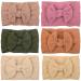 6 Pack Baby Nylon Headbands Hairbands Hair Bow Elastics Soft Nylon Newborn Head Bands Infant Toddler Hairbands Bows Child Hair Accessories for Baby Girls Newborn Infant Toddlers Kids (style2)
