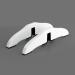 WELLAND Support Feet for 360 Degree Configurable Gate Collection, White, A Pair White 2 Count (Pack of 1)