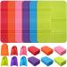 6 Pcs Camping Cushion Hiking Seat Pad with 6 Storage Bag Foldable Foam Waterproof Foam Mat to Sit on Bleacher Ultralight Foam Sitting Pad for Outdoor Picnic Trekking Stadium Travel 15x11 Inch 6 Colors