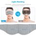 Weighted Hot/Cold Therapy Sleep Mask for Pain Relief and Better Sleep - Gray - Buy Online on GoSupps.com