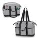 Damero Nurse Bag for Work, Utility Tote and Nurse Bag, Home Health Nurse Bag with Zip-Top Closure and Side Fasten Snaps for Home Visits, Clinical Study, Health Care, Gray Large Gray
