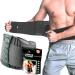 Nativodex back support belts developed for effective stabilization of the lumbar spine - back belt with support struts to avoid and relieve pain for men and women (black s) s black