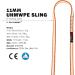 GM CLIMBING 11mm UHMWPE Sling Runner 22kN CE UIAA Certified Orange 30cm / 12inch - Buy Online on GoSupps.com