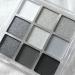 MEICOLY Black Smokey Eye shadow Palette  Eye Black Makeup 9 Colors Gray Silver Matte Glitter Eyeshadow Palette  Pressed Shimmer Pigmented Halloween Nake Eye Shadow sombras de ojos profesional smokey eyeshadow palette