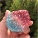 Natural Aura Red and Blue Stone Flower Electroplated Crystal Cluster forDecoration ZJGIDTEM 80-90g - Buy Online on GoSupps.com