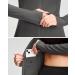 Queenieke Women's Long Sleeve Running Jacket - Light Breathable & Stylish Full Zip Sports Jacket with Pockets for Fitness & Yoga - Meteorite Gray XS - Buy Online on GoSupps.com