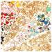Acejoz 200Pcs Charms for Jewelry Making  Assorted Jewelry Bangle Charms  Wholesale Mixed Bulk Metal Earring Charms for DIY Necklace Bracelet Jewelry Making and Crafting (Assorted Color)