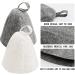 Buy Sugeru Felt Sauna Hats - 2-Piece Set for Men & Women | Quality Sauna Caps & Accessories for a Unique Wellness Experience - Buy Online on GoSupps.com