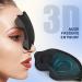 Soft & Comfortable 3D Blackout Sleep Mask for Travel & Meditation - Men's and Women's Eye Mask (Black) - Buy Online on GoSupps.com