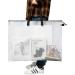 Outus Art Portfolio Bag 19x24 Inch Organizer with Handle and Zipper - Transparent Storage for Large Posters, Painting, Bulletin Boards - Poster Board Holder (1 Piece) - Buy Online on GoSupps.com