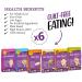 Organic Keto Konjac Slim Pasta - Carb-Free Noodles | Shirataki Fettuccine & Spaghetti - Gluten-Free Rice | Ready to Eat (200g) Pack of 6 - Buy Online on GoSupps.com