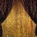 2PCS 3' X 8' Black and Gold Metallic Tinsel Foil Fringe Curtain Backdrop for 2023 New Years Eve Halloween Party Graduation Decoration 2 pack