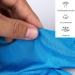 Aruicheng UV Gloves Nails Manicure UV Shield Glove Women's Fingerless Gloves Professional Nail Gloves Protection Hands from UV Light (Blue) - Buy Online on GoSupps.com