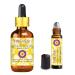 Deve Herbes Thieves Multipurpose Undiluted Essential Oil Blend 30ml (1 oz) with Pre-Diluted Ready-to-Use Roll-on 10ml (0.33 oz) Thieves 0.5 Fl Oz (Pack of 2)